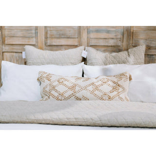 Farm Lumbar Pillow, Ivory/ Natural