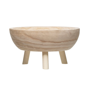 Wood Footed Bowl