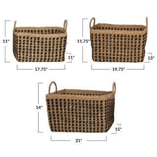 MED Wall Baskets with Stripes