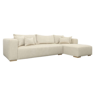 Daph Right Sectional, Flax